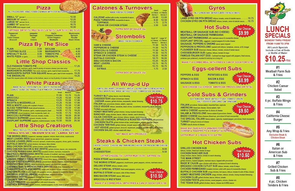 Little Shop of Pizza Menu image 1